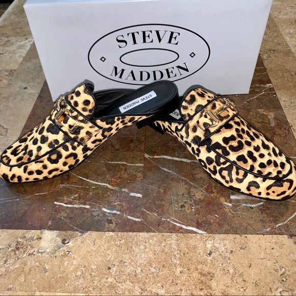 Steve Madden Shoes - Women’s SZ 8.5 STEVE MADDEN Kandi Leopard Mules.